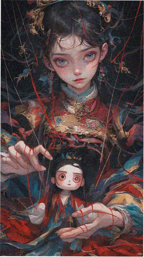 乱论小说改编动画《像素江湖》海报